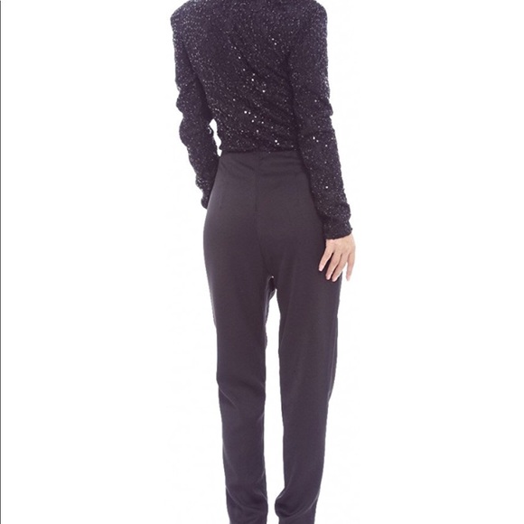 🛍SOLD! AX PARIS Long Sleeves Sequine Jumpsuit🛍 - Picture 3 of 3